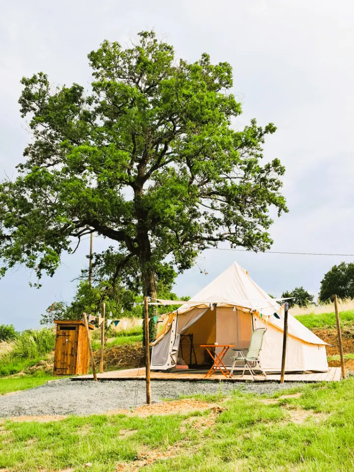 Bivouac de la Plante (tente à la ferme), Saint-Aubin-de-Branne