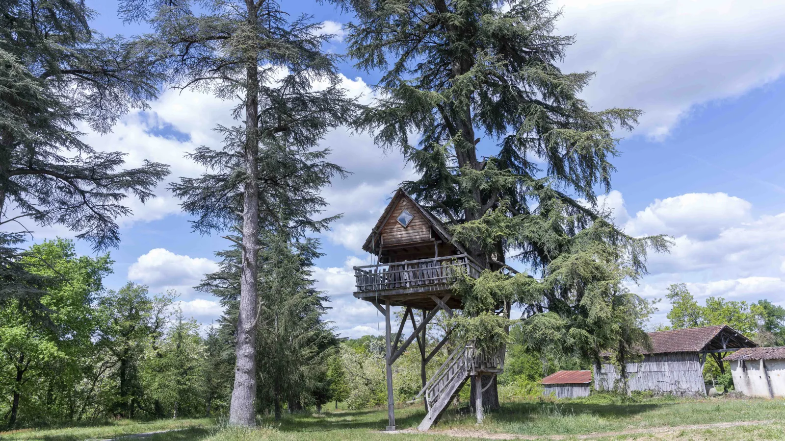 Cabane au Cèdre du Bonheur, Cravencères : image 4
