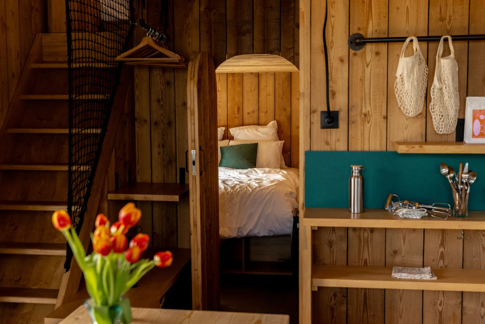 Cabane Bon Air Trois Chambres (hébergement insolite à la ferme), Saint-Léonard-des-Bois