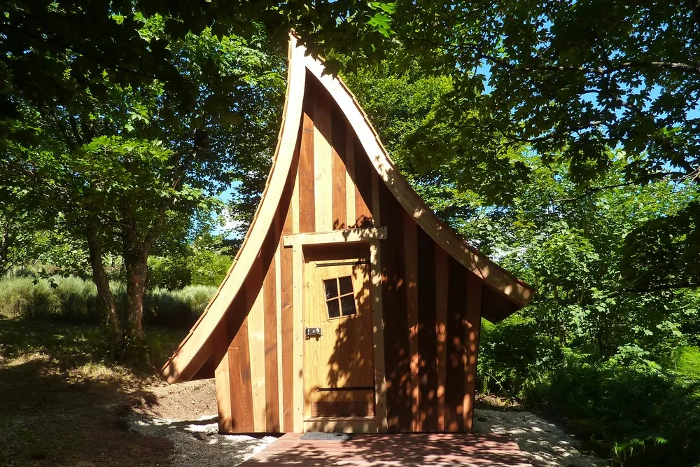 Cabane de Merlin (hébergement insolite à la ferme), Cros-de-Géorand
