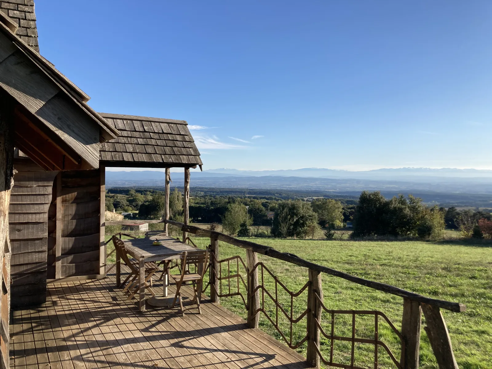 Cabane de Trappeur de Campras (hébergement insolite à la ferme), Saissac