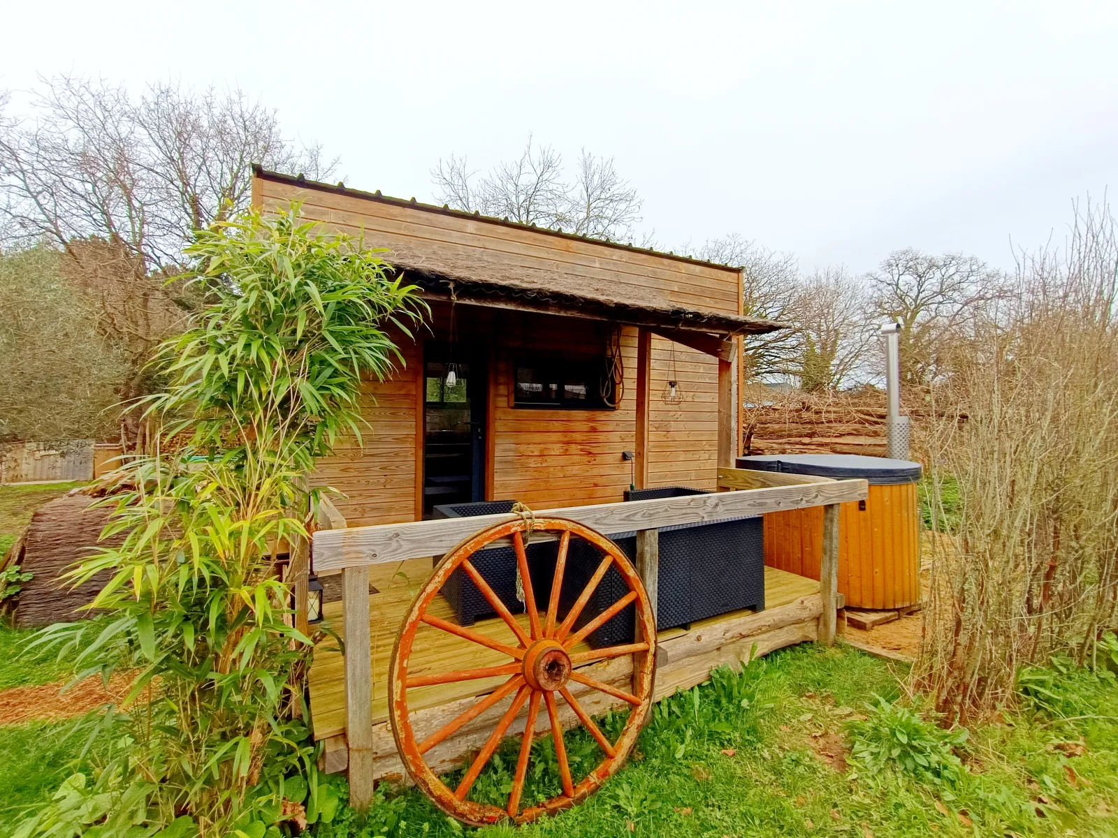 Cabane du Shérif (hébergement insolite à la ferme), Pléneuf-Val-André