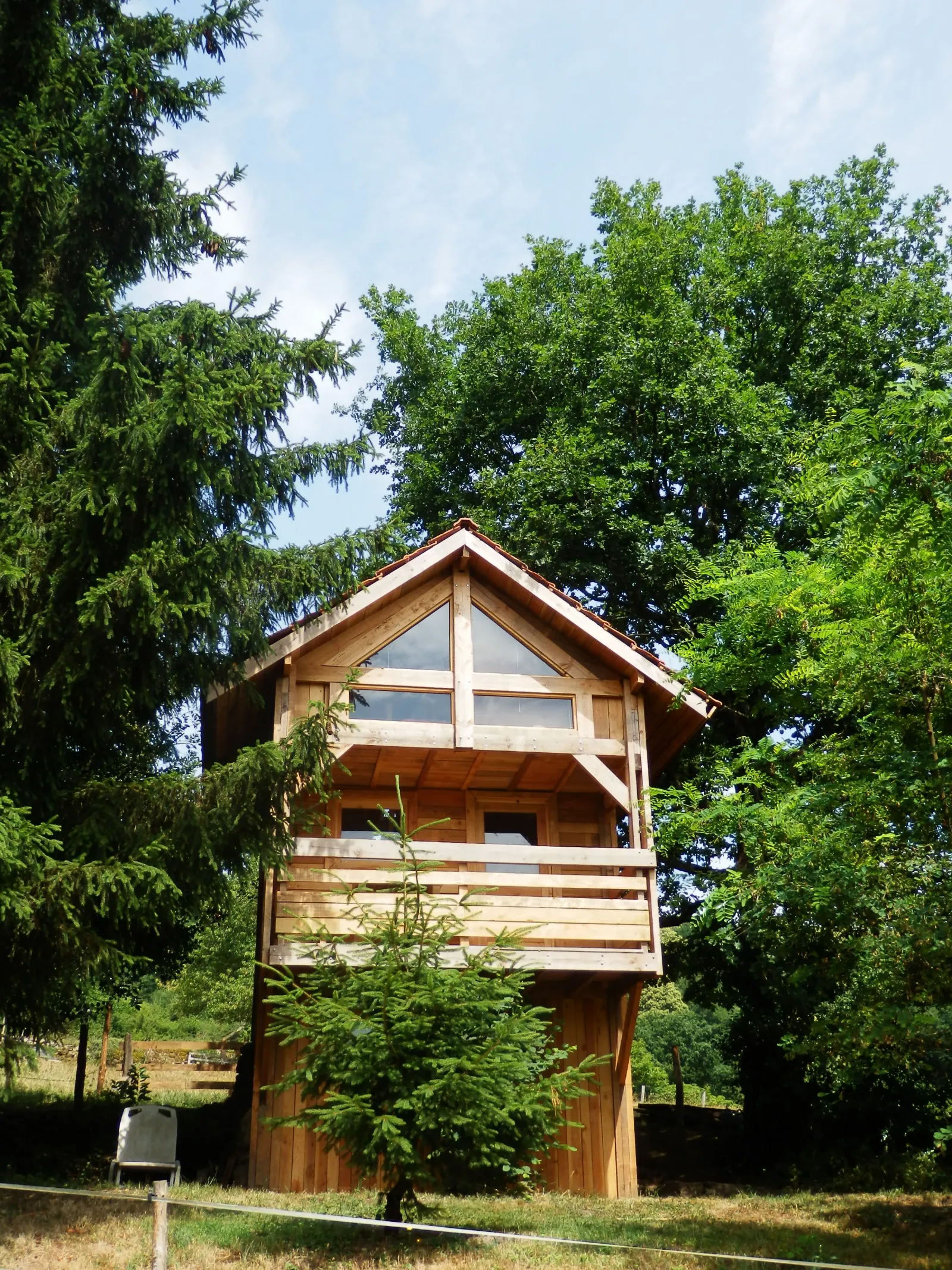 Cabane écolodge du Plessis (hébergement insolite à la ferme), Broye