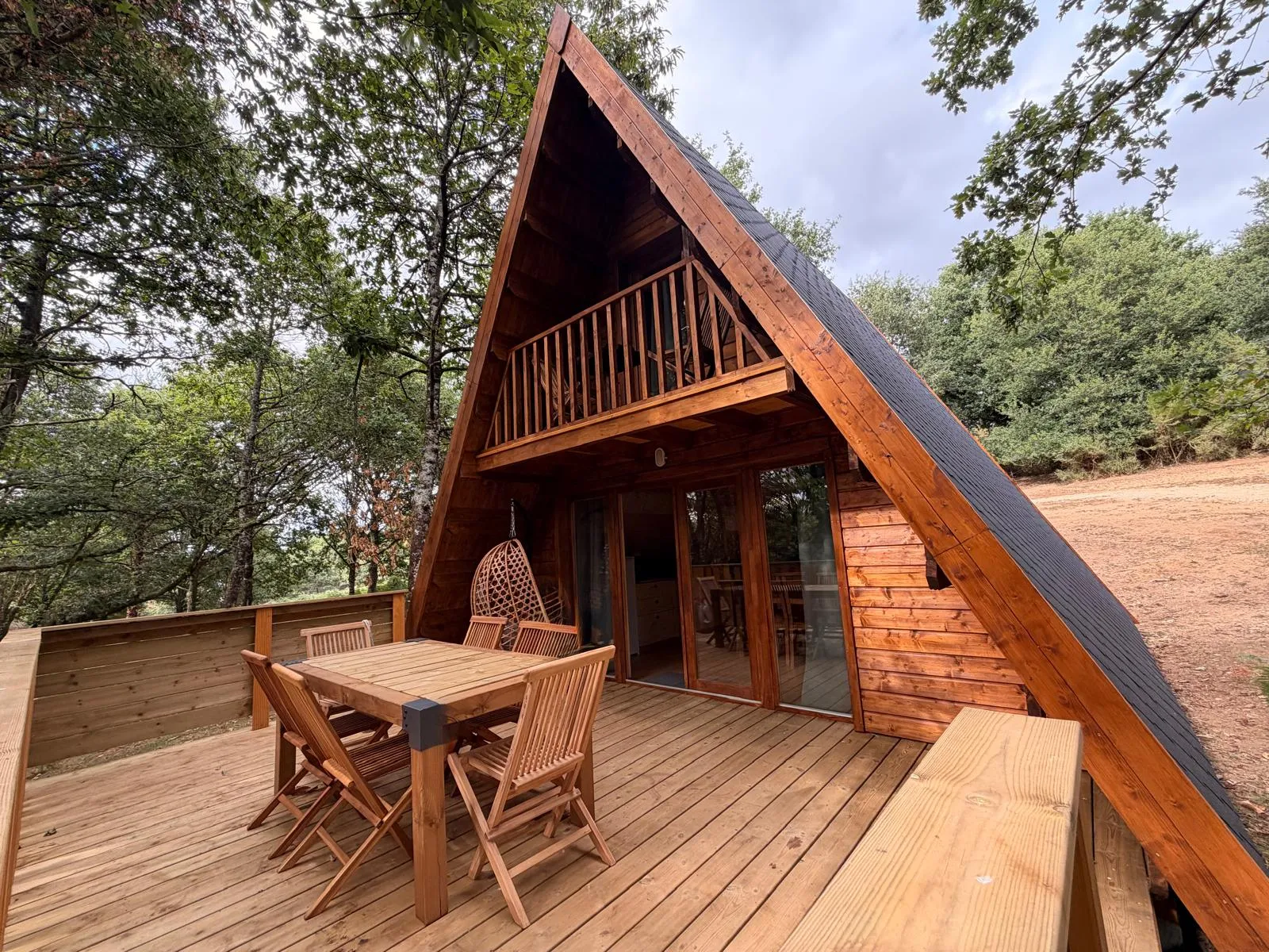 Cabane en A de Koadou (hébergement insolite à la ferme), Pluméliau-Bieuzy