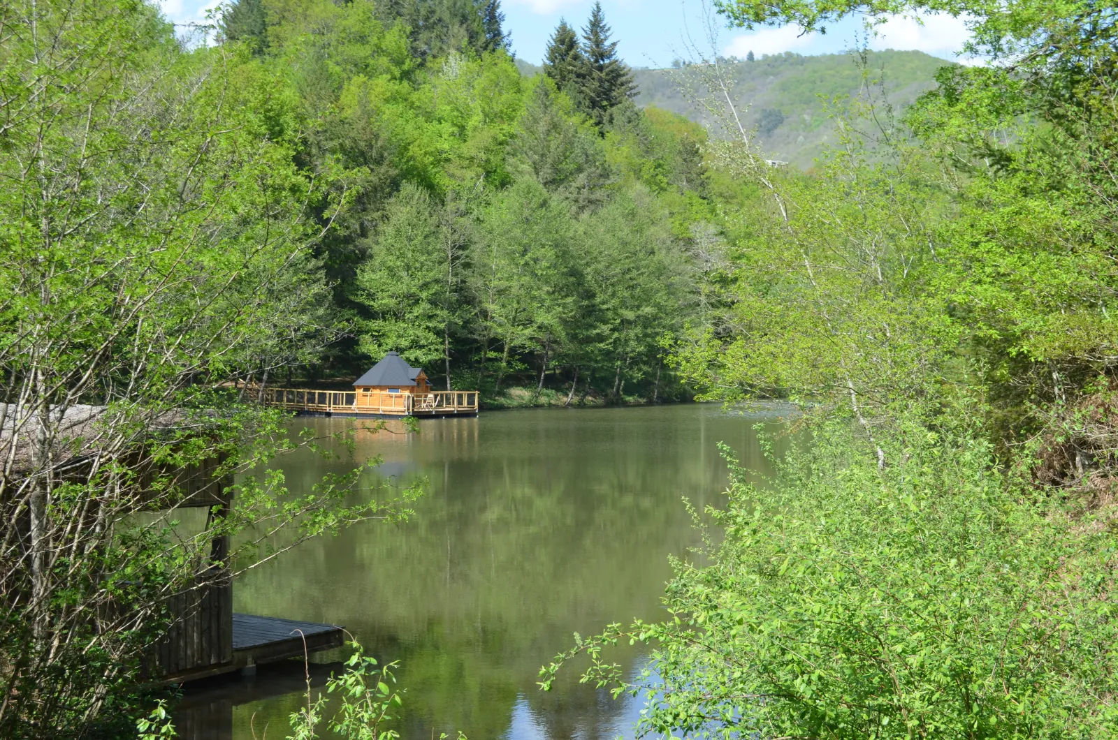 Cabane flottante Libellule, Conques-en-Rouergue : image 2