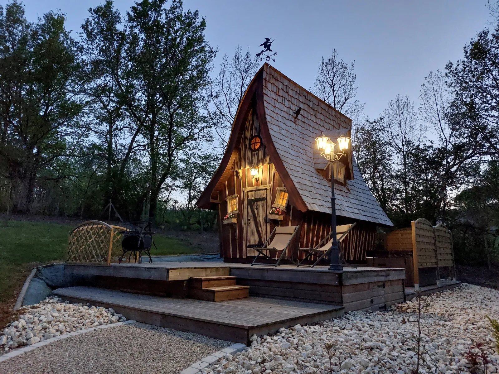 Cabane Le Vieux Grimoire (hébergement insolite à la ferme), Saint-André-et-Appelles