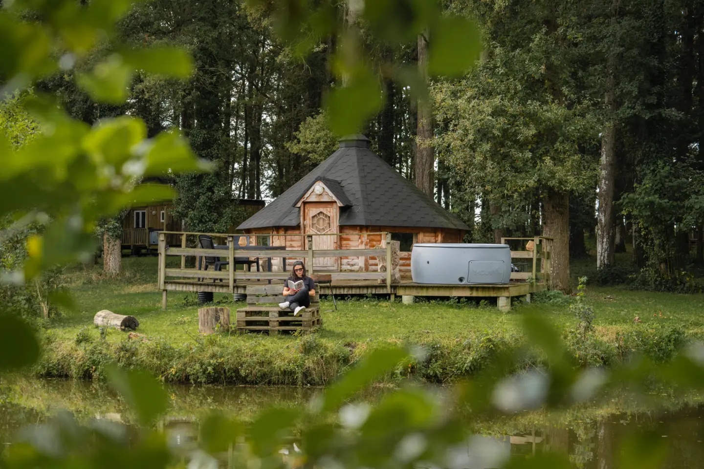 Cabane Martin-Pêcheur (hébergement insolite à la ferme), Corcoué-sur-Logne