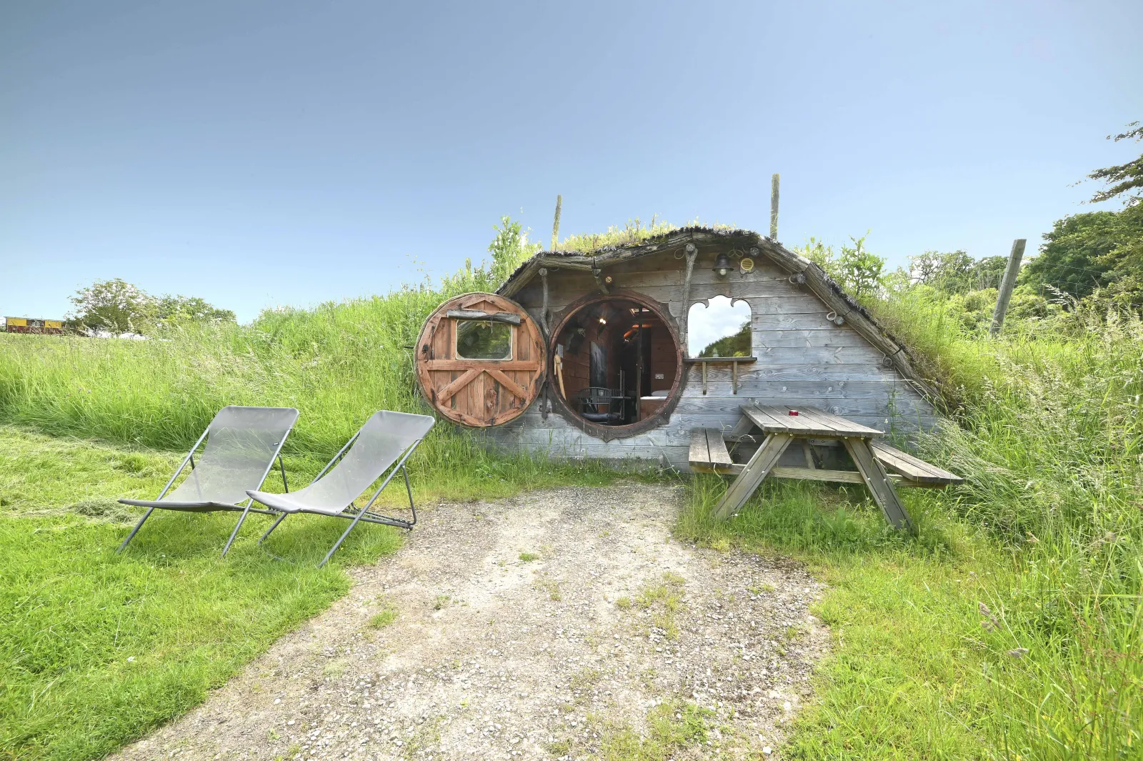 Cabane Végétalisée Les Ripaudières (hébergement insolite à la ferme), Descartes