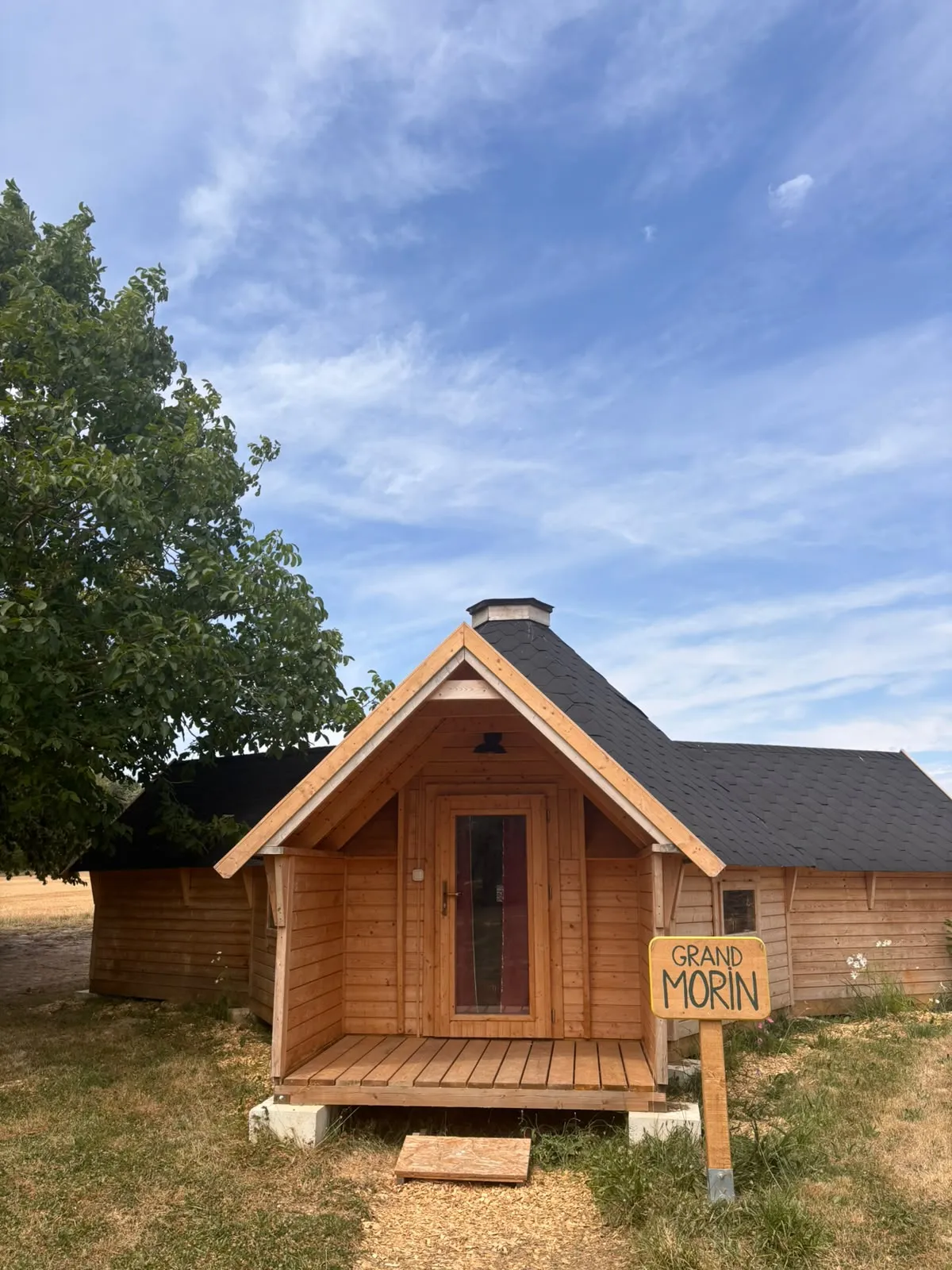 Chalet Grand Morin du Clos de Verdelot (hébergement insolite à la ferme), Verdelot