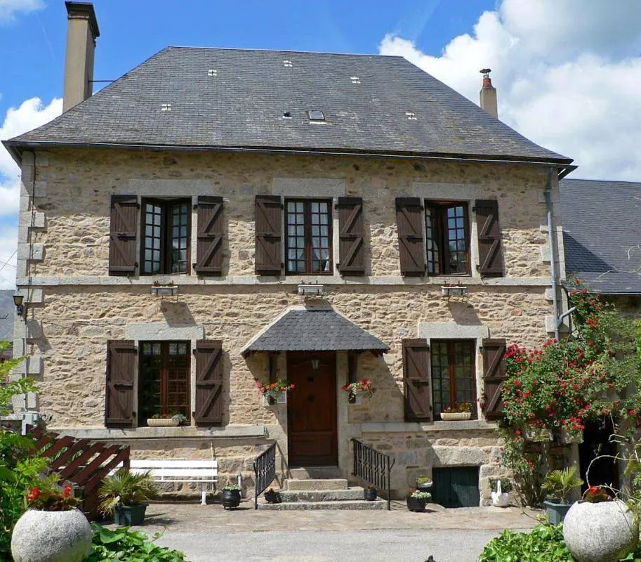 Chambre Vanille de la ferme de Lapeyrousse, Saint-Vitte-sur-Briance : image 4