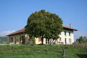 Chambre vue Vercors de la Grange du Haut, Saint Antoine l'Abbaye : image 2