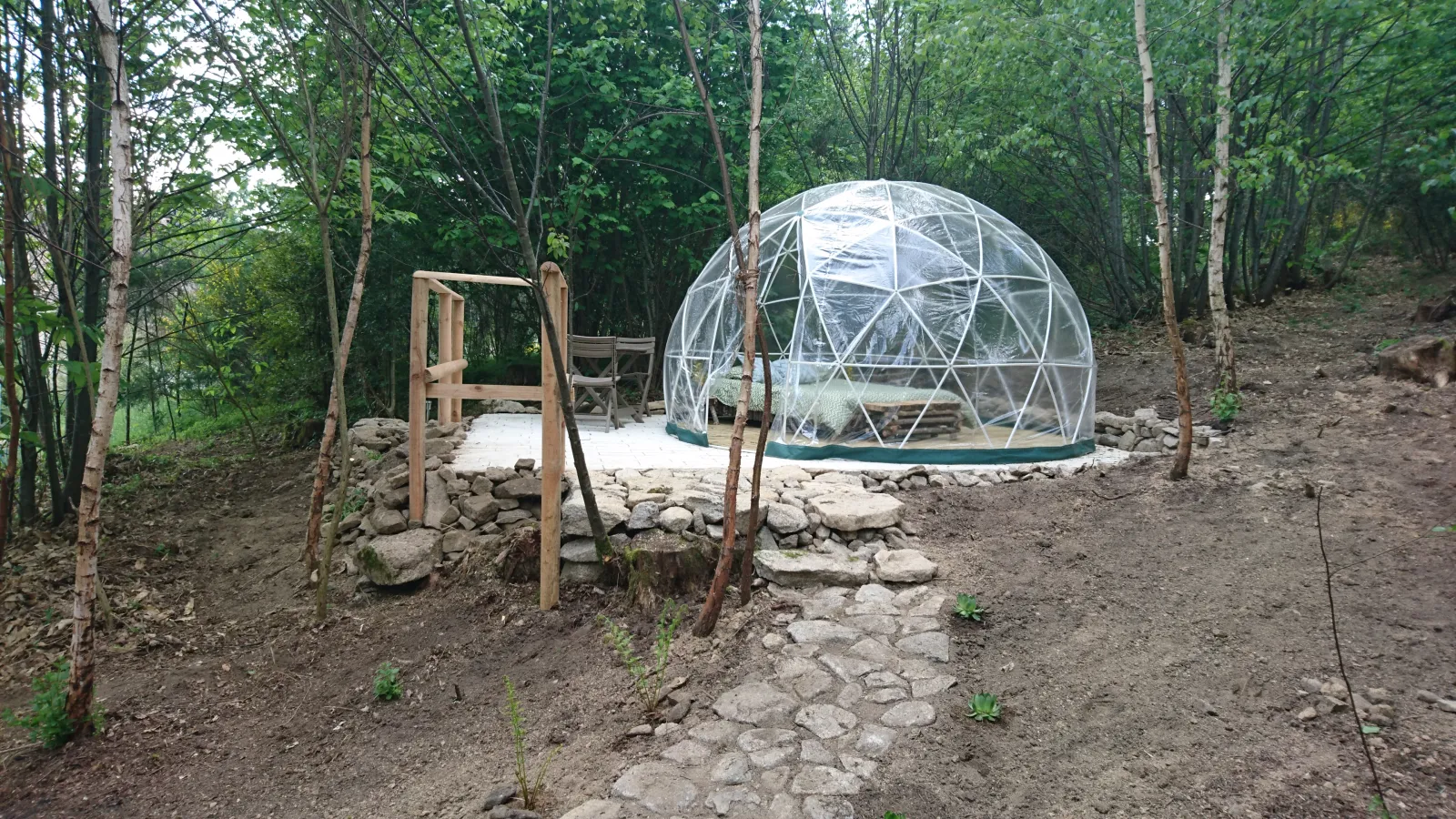 Dôme sous les Étoiles des Bois de Saint Auvent (hébergement insolite à la ferme), La Geneytouse