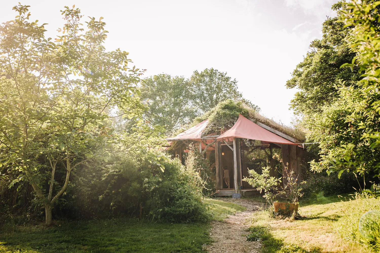 Ecolodge dans la Prairie (hébergement insolite à la ferme), Saint-M'Hervé