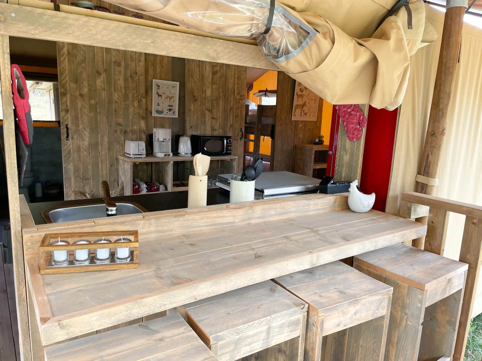 Écolodge Dreamer de la Ferme du Hitton, Biran : image 5