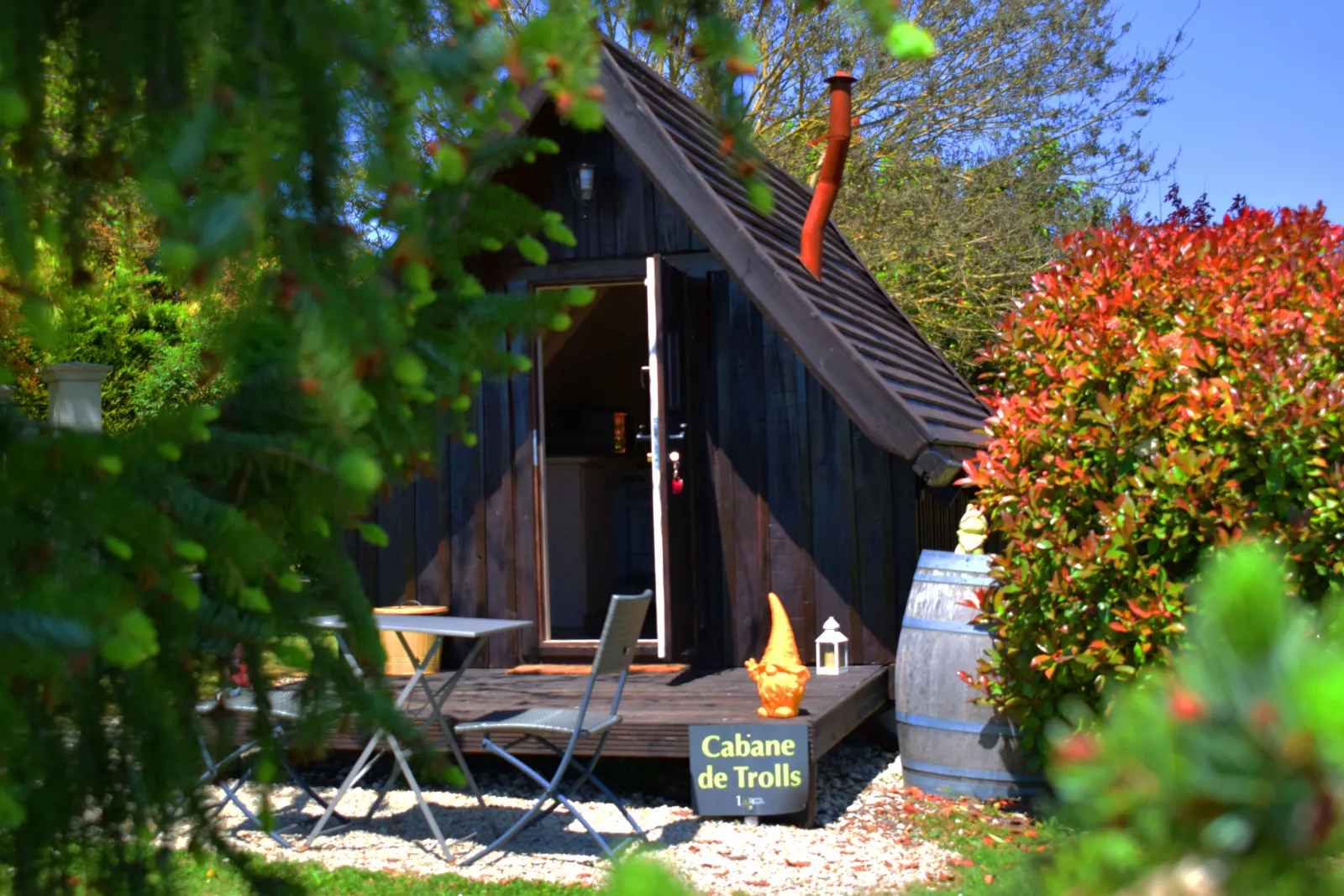 La Cabane des Trolls (hébergement insolite à la ferme), Réaux sur Trèfle