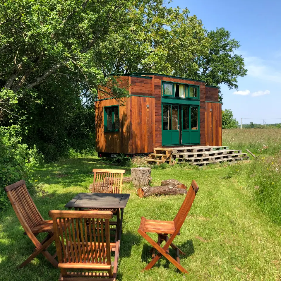 La Tiny Kiwi (hébergement insolite à la ferme), Segré-en-Anjou Bleu
