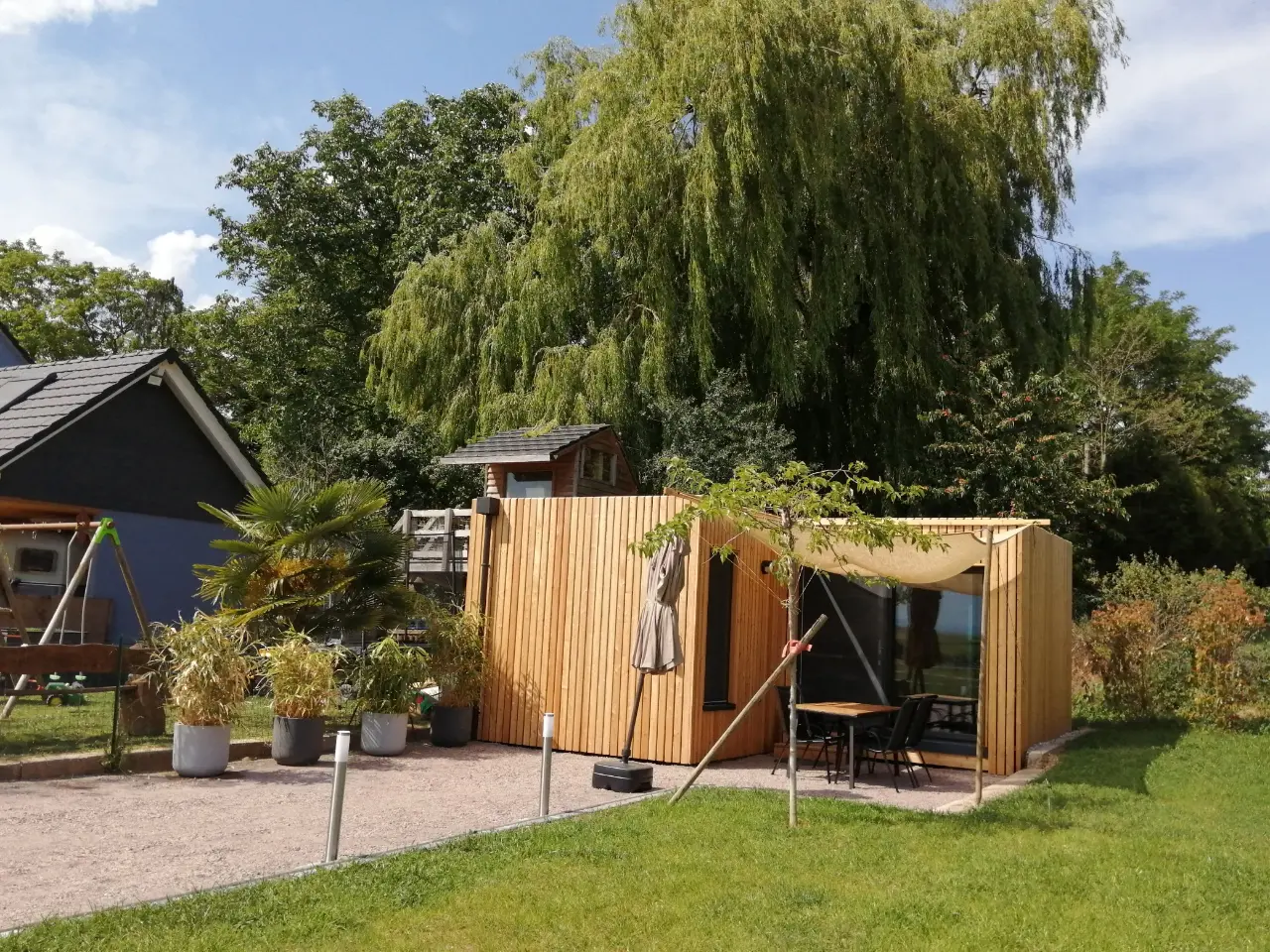 Le Lodge de la Hutt' aux Animaux (gîte à la ferme), Huttendorf