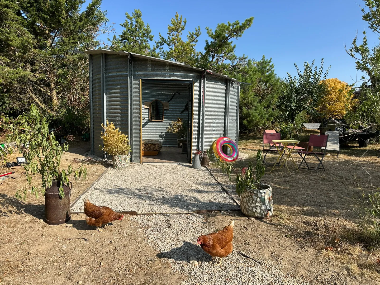 Le Silo des Étoiles (hébergement insolite à la ferme), Champmotteux