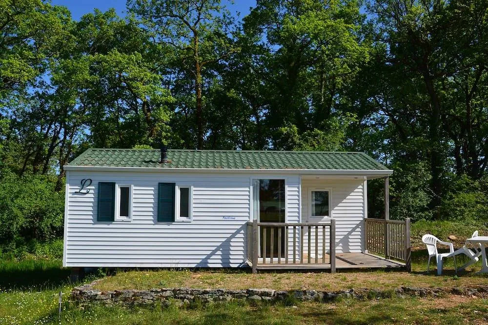 Mobilhome de la ferme (hébergement insolite à la ferme), Gabillou