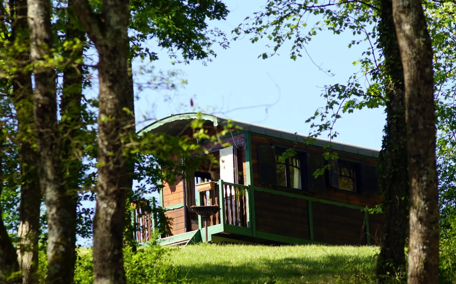 Roulotte Gîte Luxe d'Escapa (hébergement insolite à la ferme), Estipouy