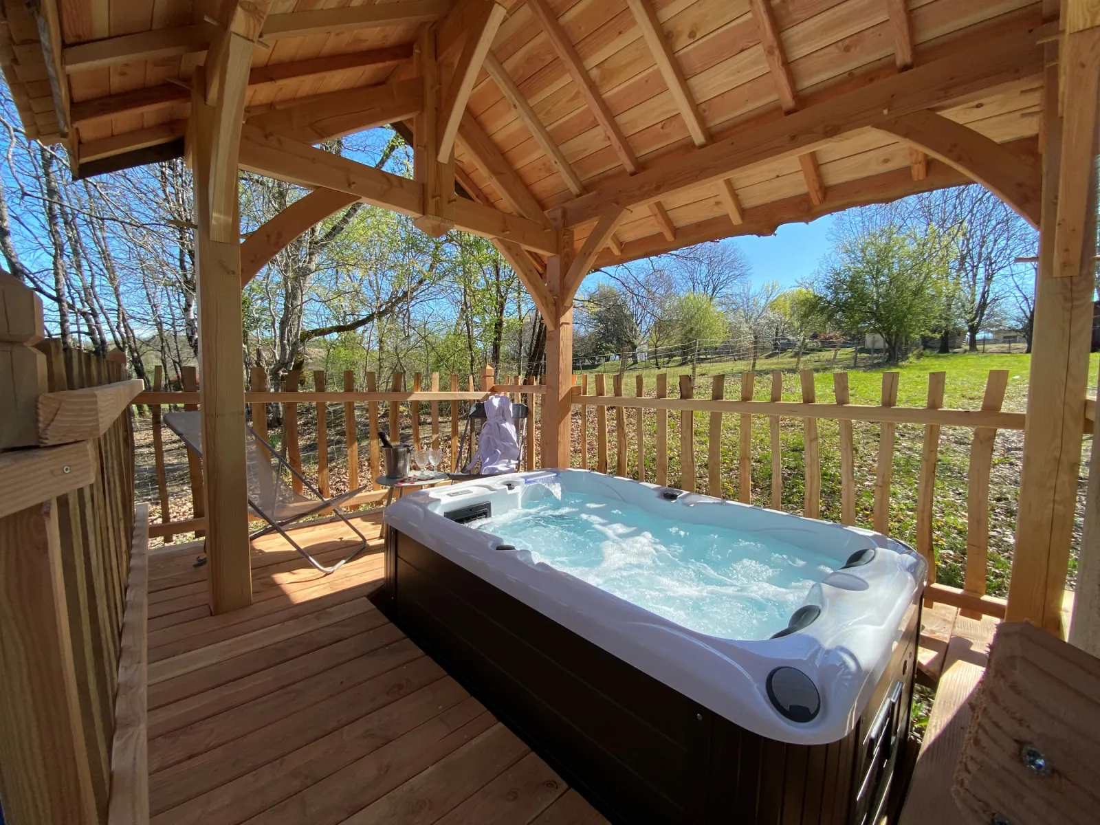 Roulotte Spa de Sirguet, Monsac : image 3