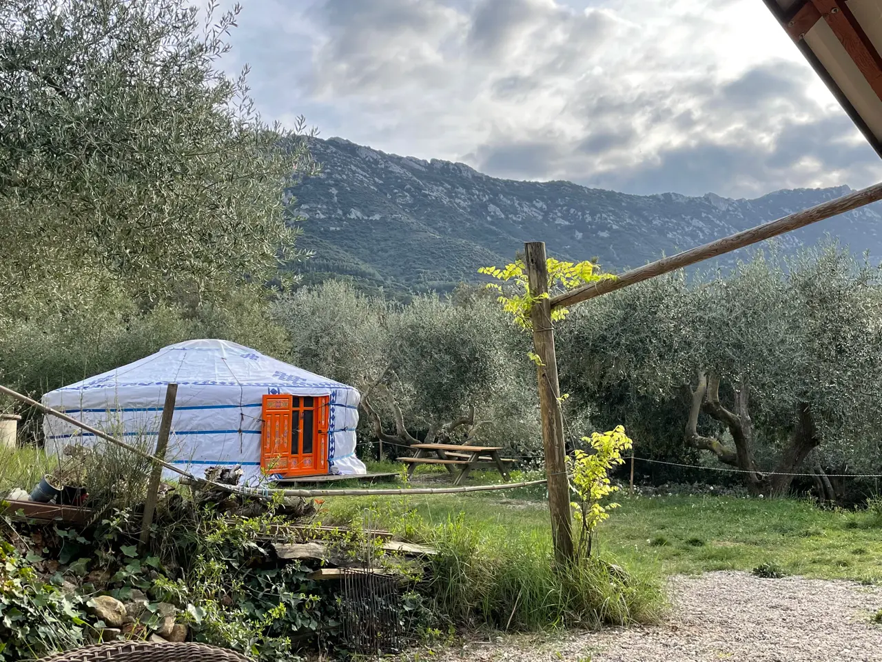 Roulotte Varda du Camping de Cucugnan, Cucugnan : image 3
