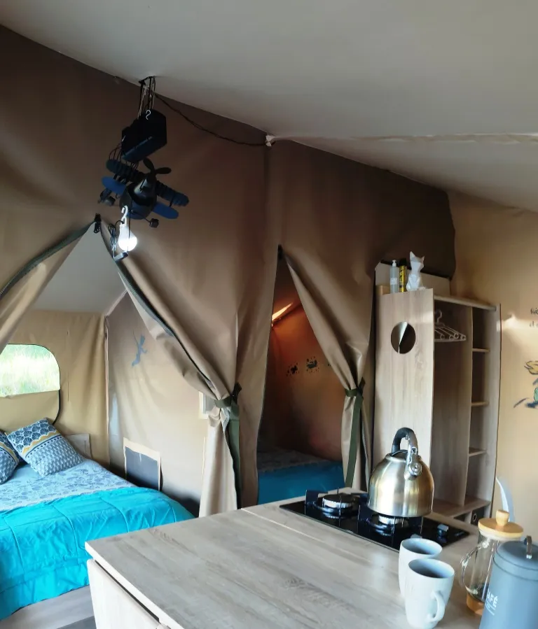 Tente Lodge Châtaigne d'Âme Saveurs, Dun : image 2