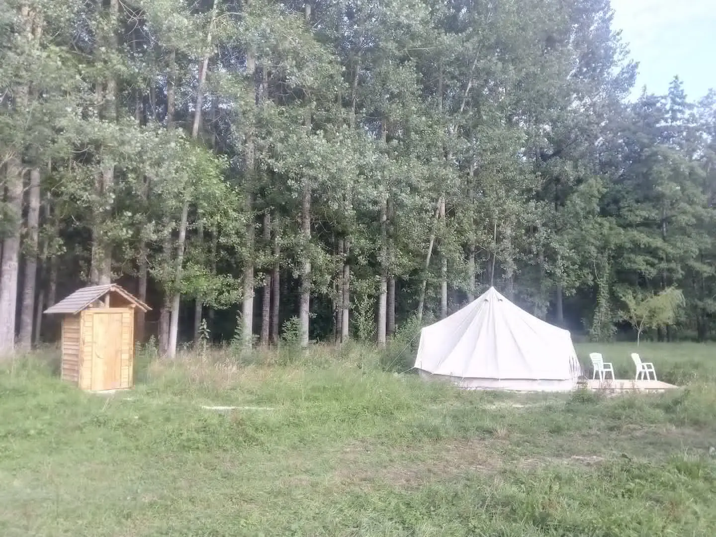 Tente Sibley des Gîtes du Moulin, Saint-André-en-Royans : image 4