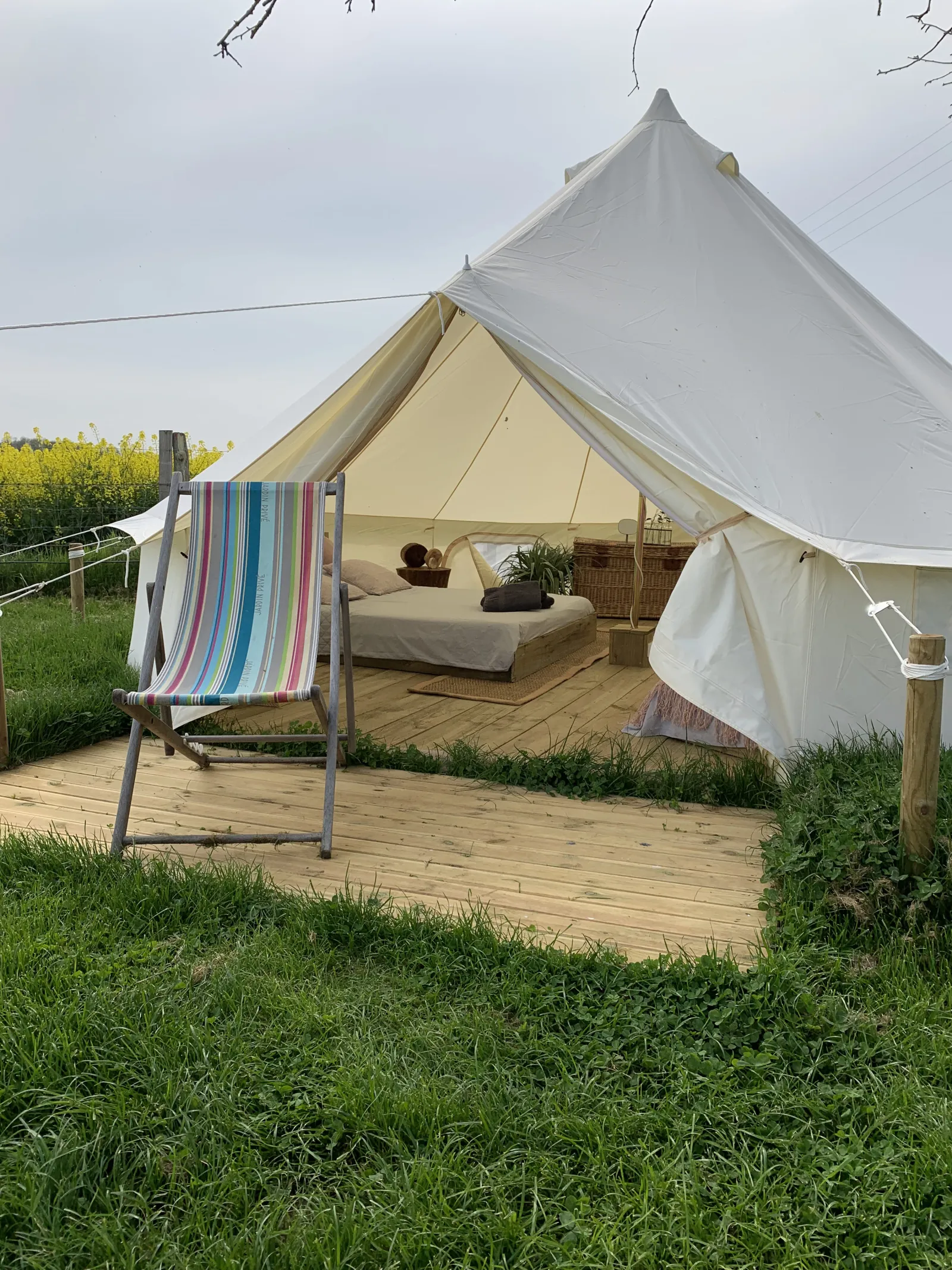 Tente Sibley T4 de Caraferme, Les Châtelets : image 3