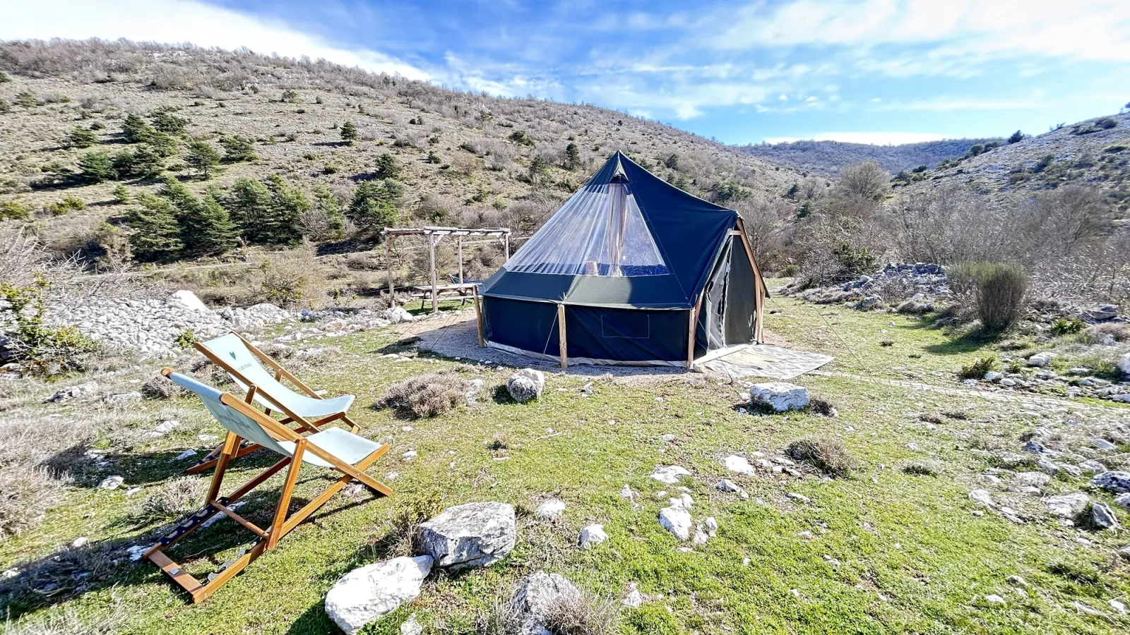 Tente Voie Lactée (tente à la ferme), Bézaudun-les-Alpes