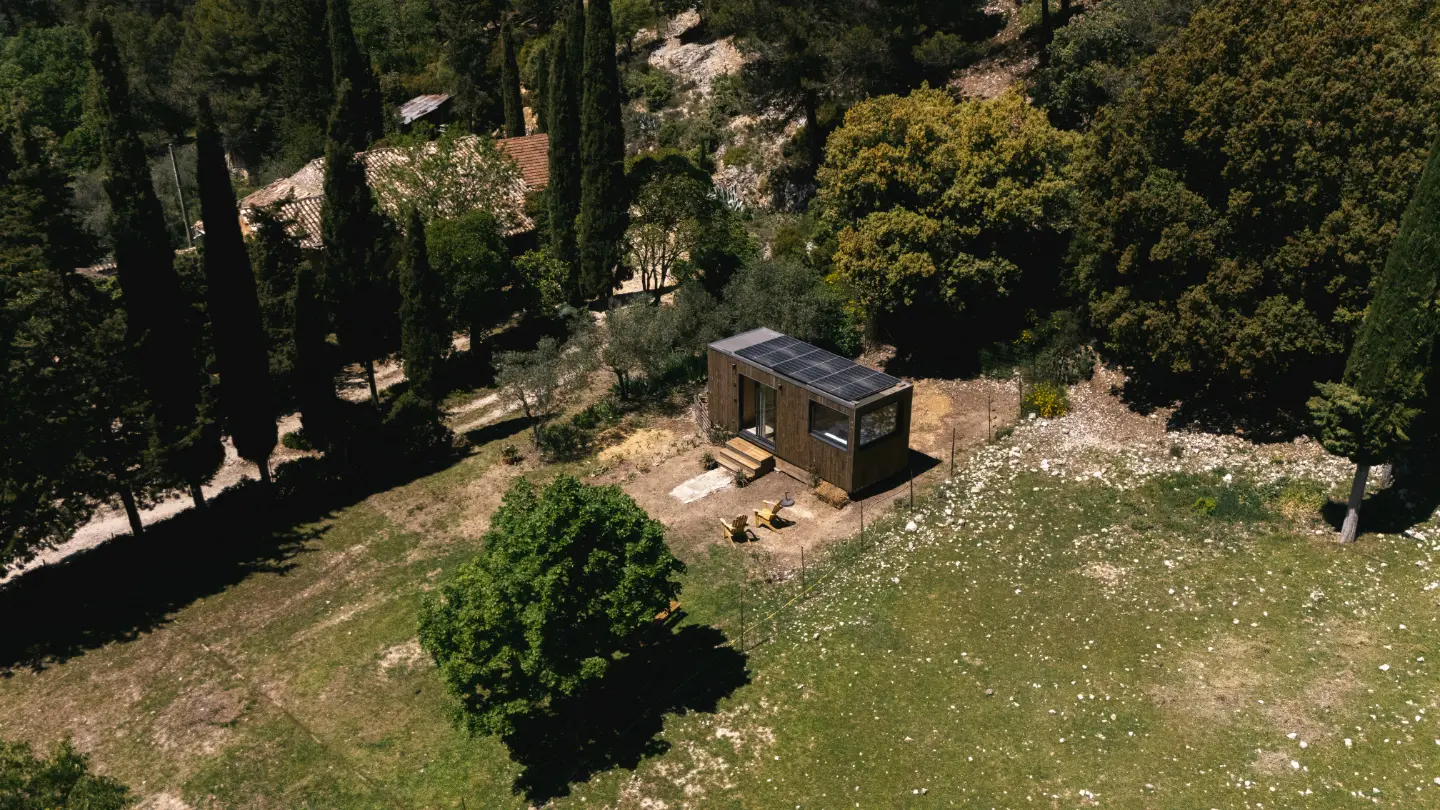 Tiny House de la Ferme aux Lamas (hébergement insolite à la ferme), Le Barroux