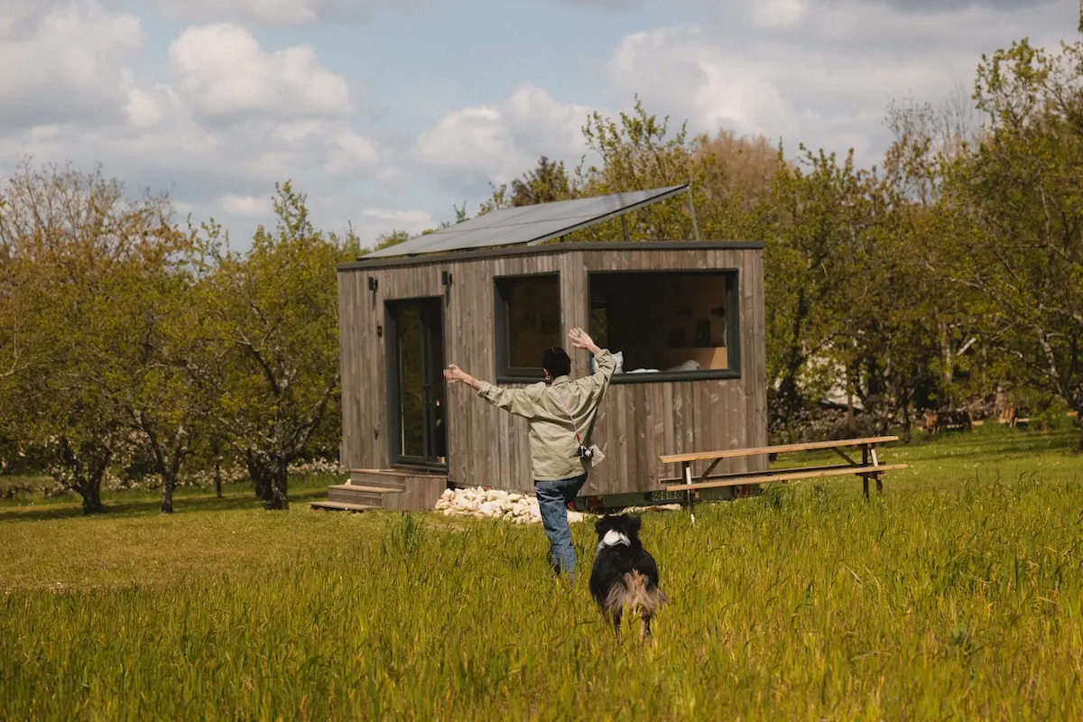 Tiny House de la Ferme Brasserie (hébergement insolite à la ferme), Rarécourt