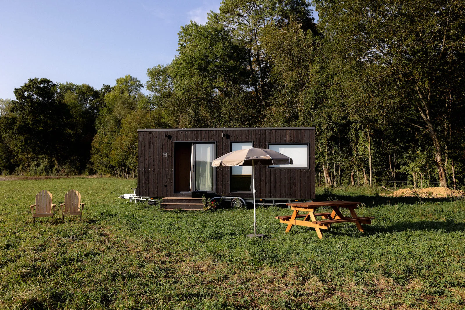 Tiny House de la ferme de Romann (hébergement insolite à la ferme), Lessard-en-Bresse