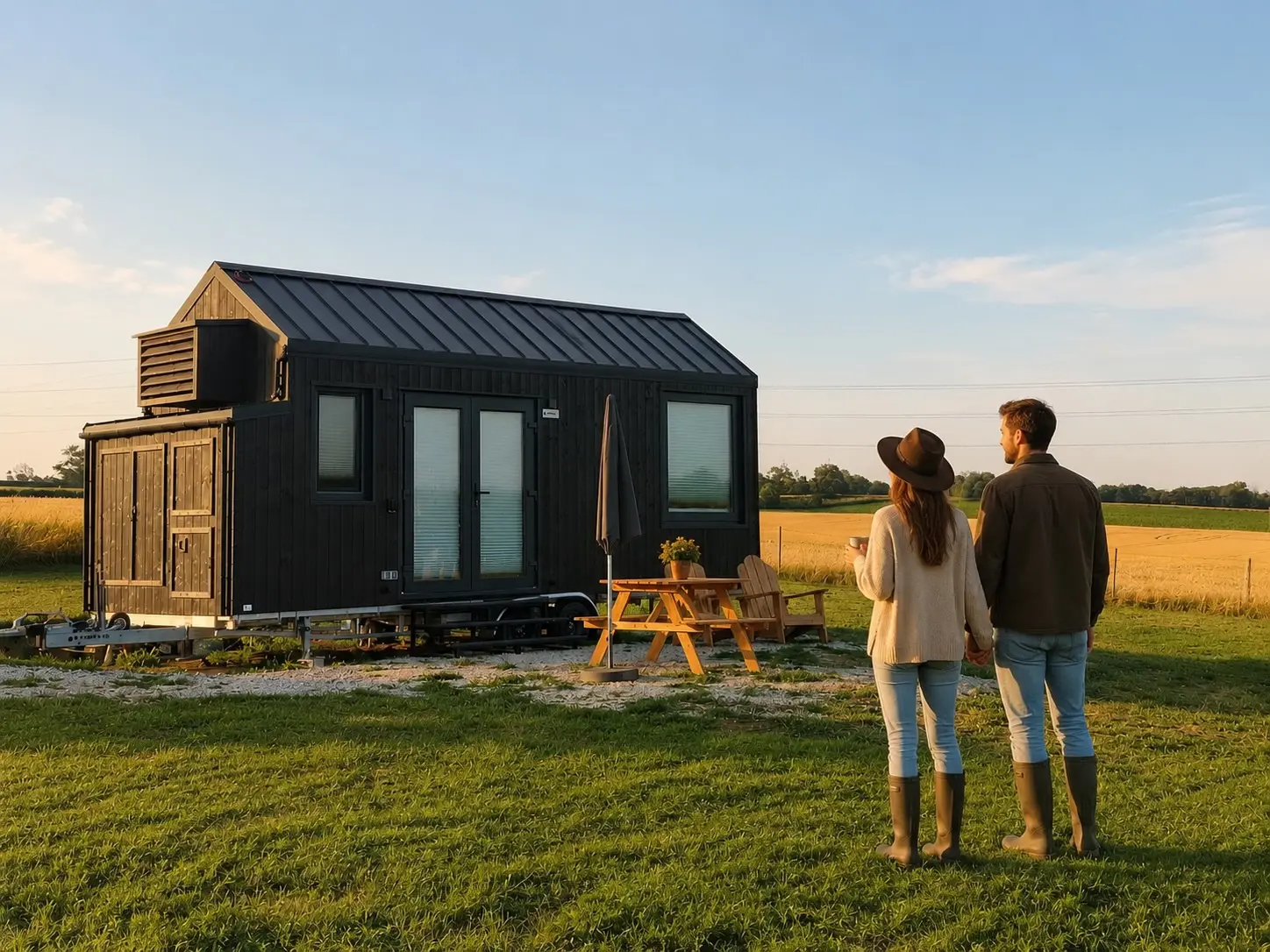 Tiny House de la Ferme Maraîchère (hébergement insolite à la ferme), Vermand