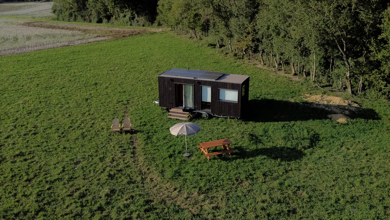 Tiny House des vaches (hébergement insolite à la ferme), Saint-Mars-Vieux-Maisons