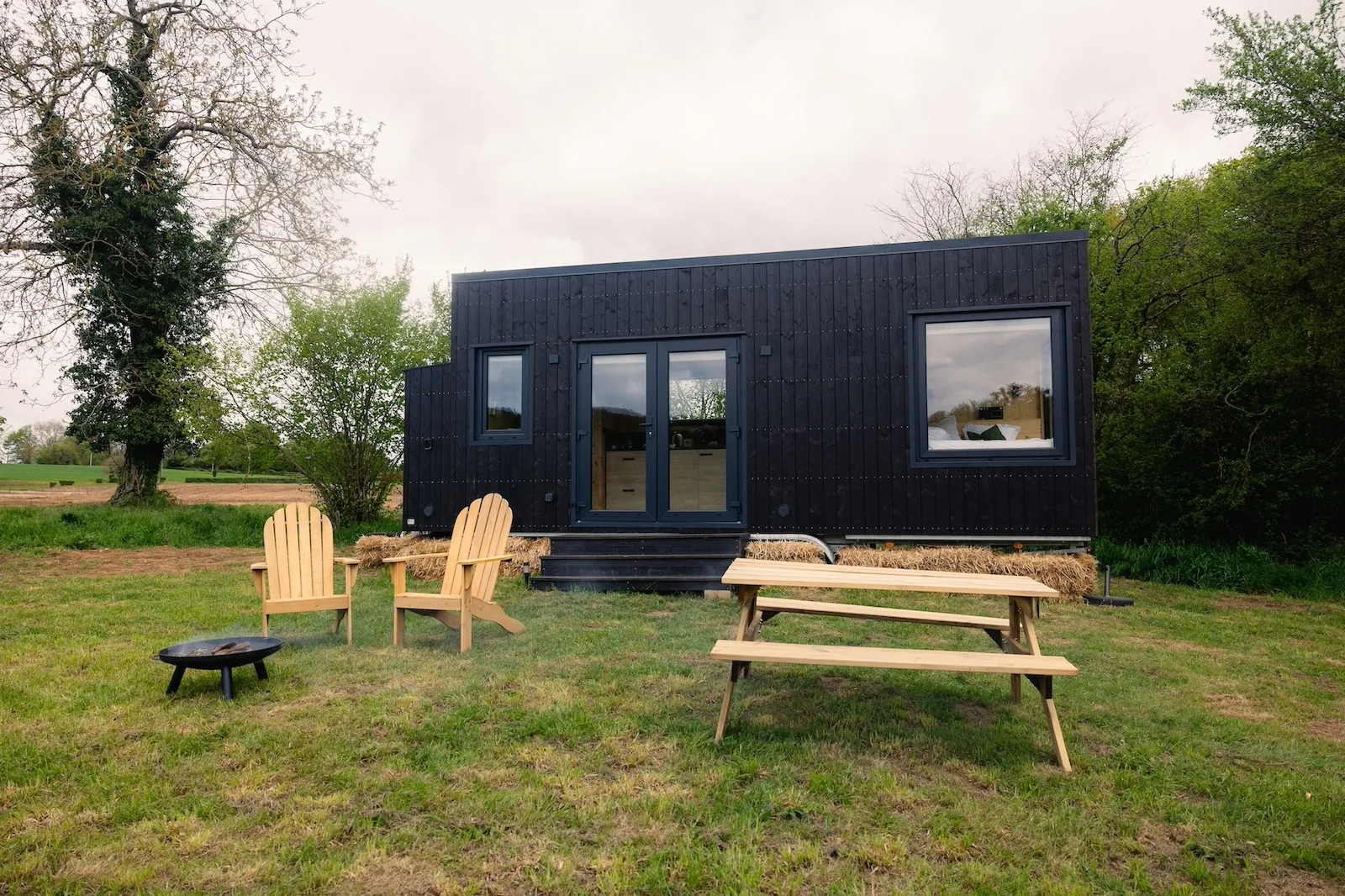 Tiny House en lisière de forêt (hébergement insolite à la ferme), Le Noyer