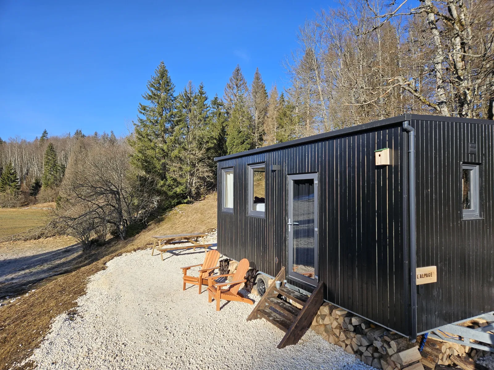Tiny House L'Alpage (hébergement insolite à la ferme), Les Bouchoux