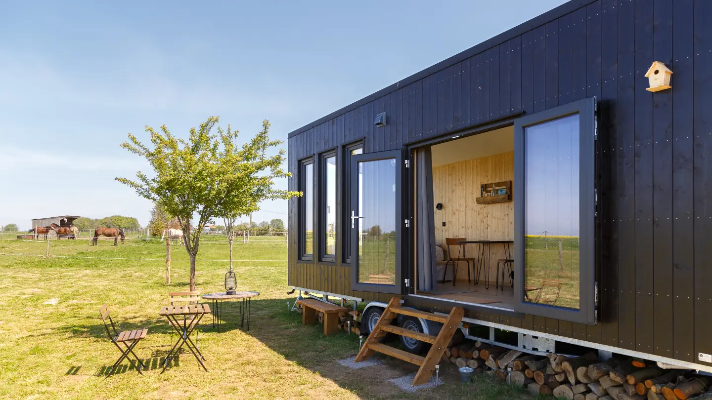 Tiny House l'Écurie (hébergement insolite à la ferme), Annouville-Vilmesnil