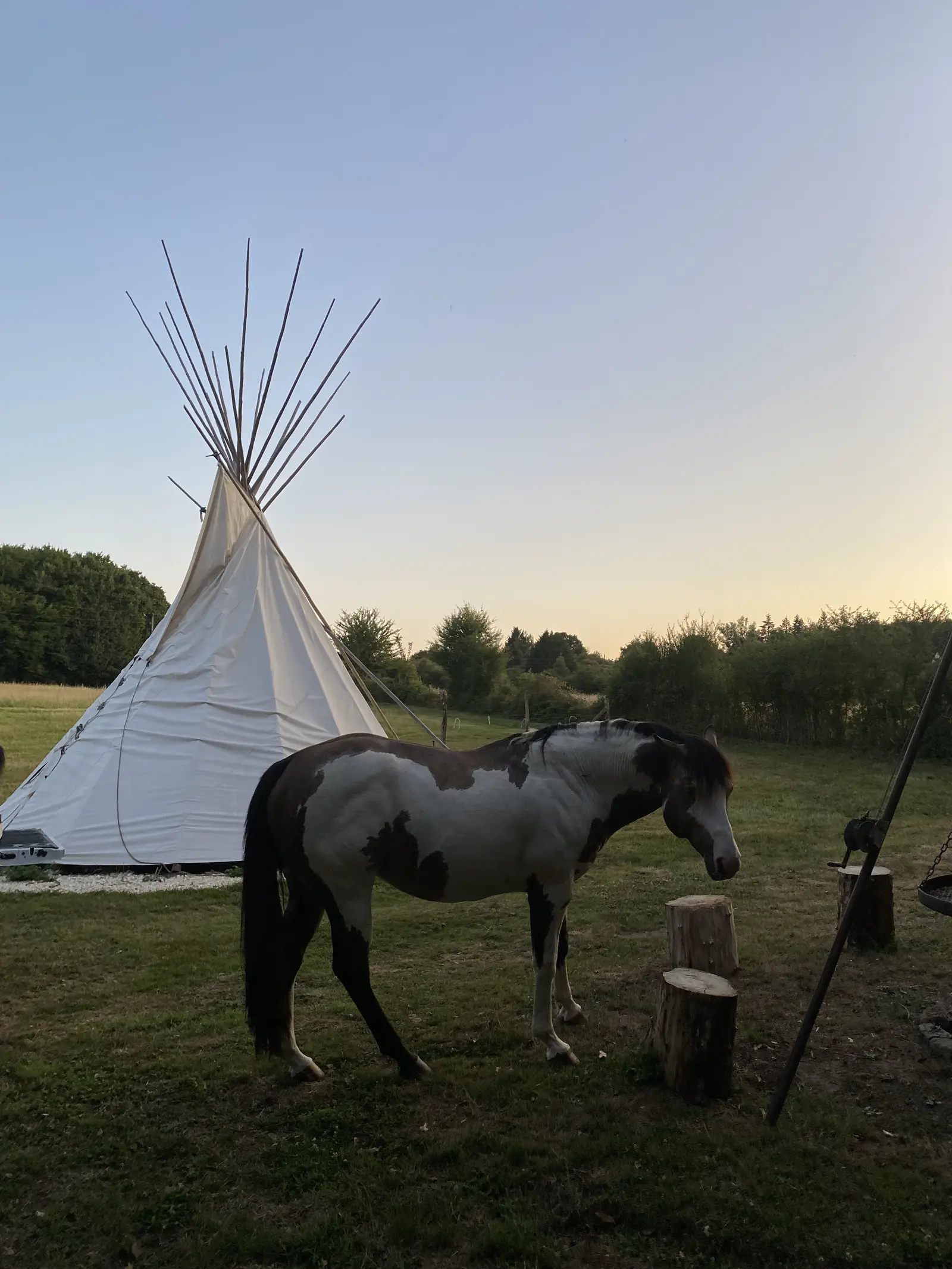 Tipi Lakota (hébergement insolite à la ferme), Bitry