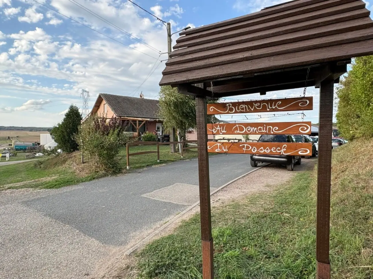 Yourte contemporaine du Posseck (hébergement insolite à la ferme), Hilsprich
