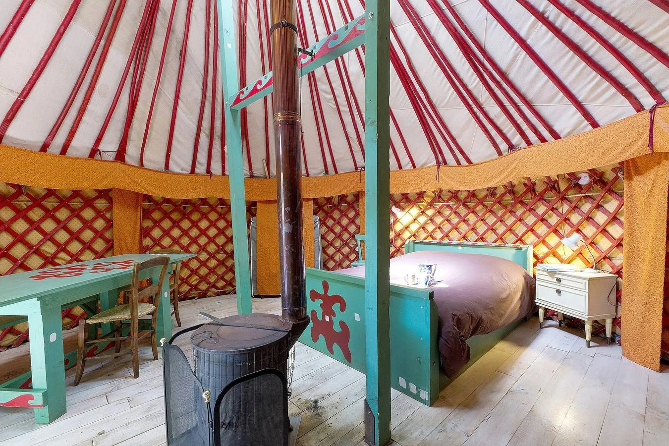 Yourte kirghize de Prébois (hébergement insolite à la ferme), Prébois